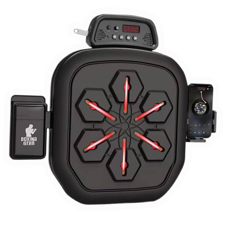 دستگاه هوشمند بوکس 🥊 پد تمرینی بوکس دیواری هوشمند – تمرین حرفهای در خانه!