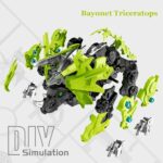 کیت ساختنی دایناسور رباتیک Bayonet Triceratops